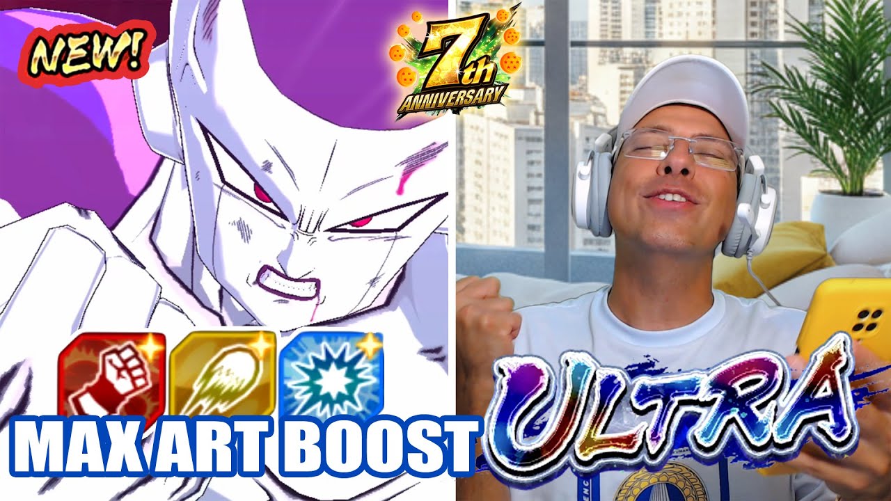 PEGUEI O ULTRA FREEZA FULLPOWER NA MINHA CONTA! VAMOS JOGAR COM ELE - DRAGON BALL LEGENDS