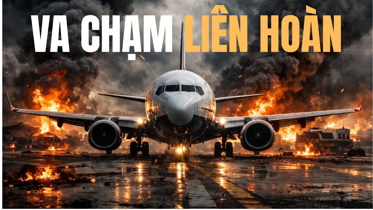 Va Chạm Liên Hoàn Tại Sân Bay Trung Quốc