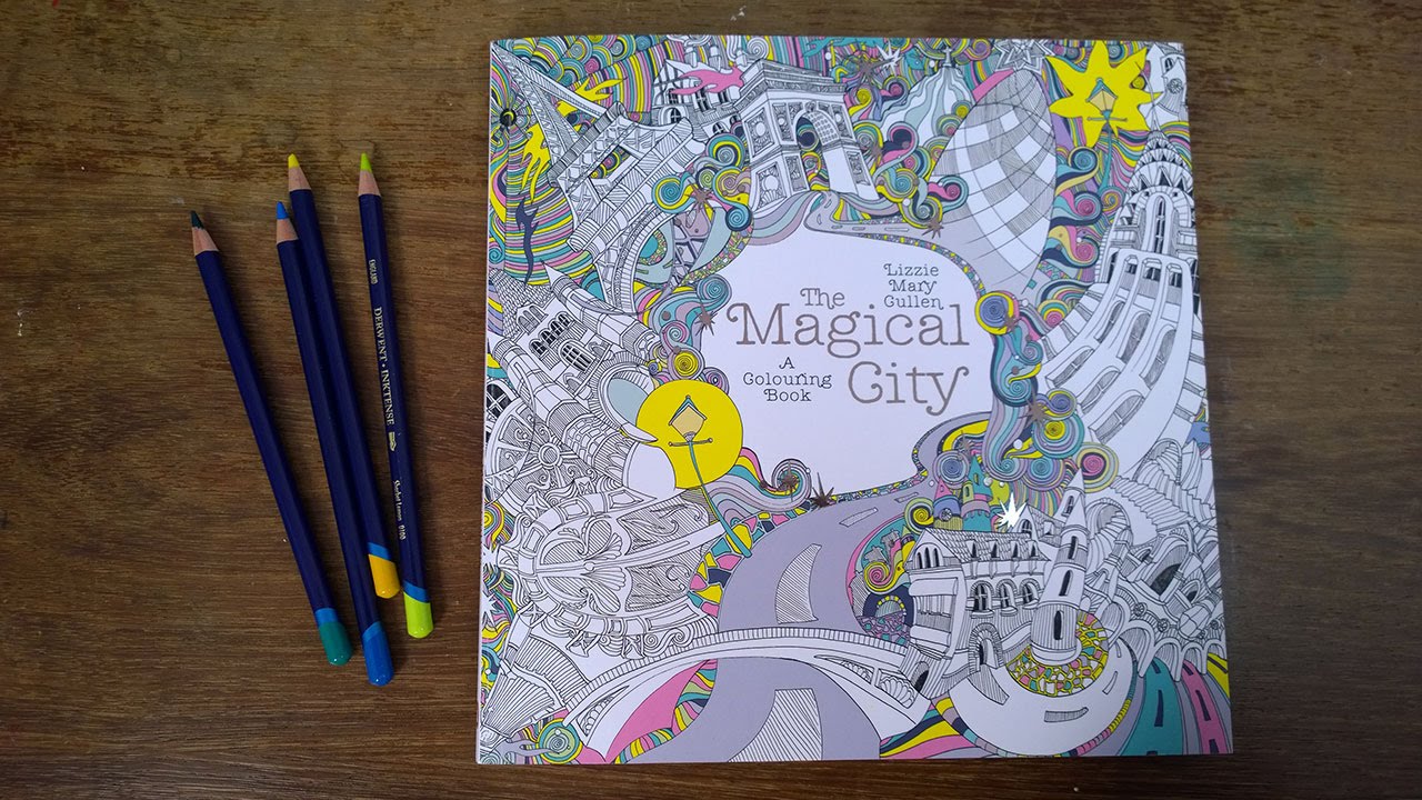 The Magical City.  Walk through of the colouring pages.