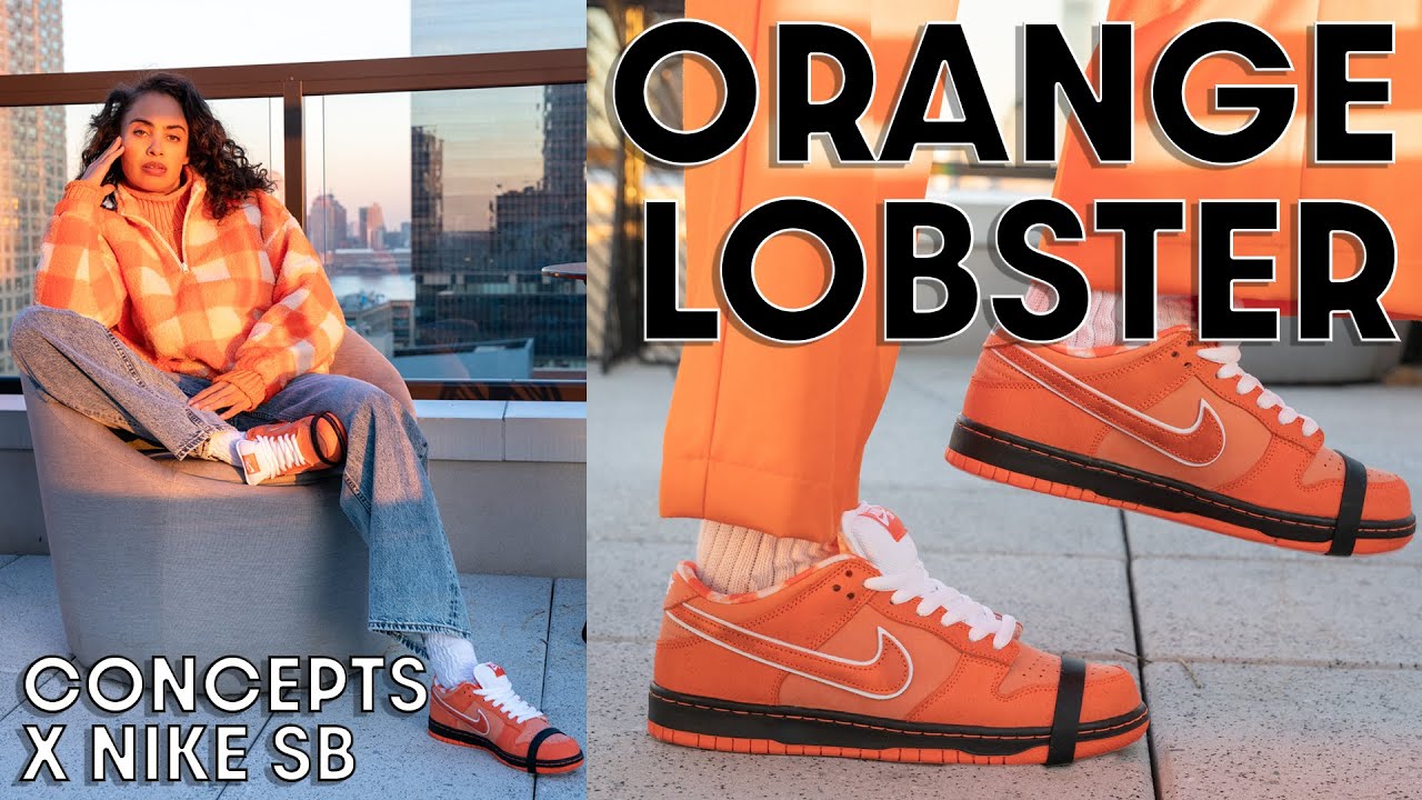 NIKE SB DUNK OF THE YEAR? CONCEPTS ORANGE LOBSTER On Foot Review and How to Style