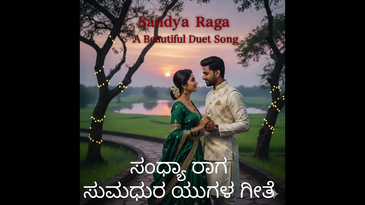 Sandhya Raaga |ಸಂಧ್ಯಾ ರಾಗ |A Beautiful Kannada Duet Song | Romantic Classical Melody #NewKannadaDuet