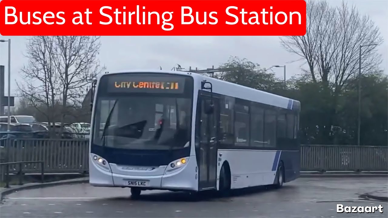 Buses at Stirling Bus Station • Bus Vlog 3/4/24