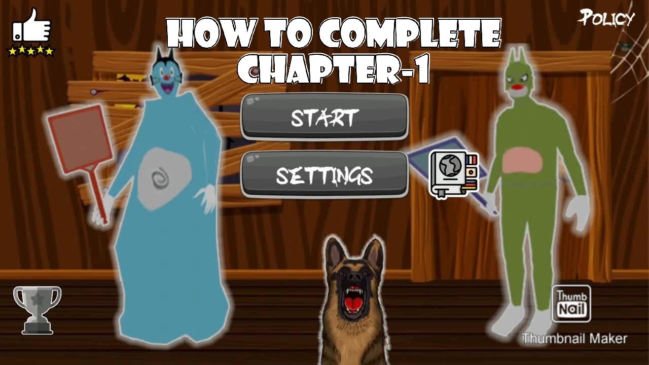 How to win Scary Oggy Granny Grandpa Cockroaches Horror Mod Chapter-1