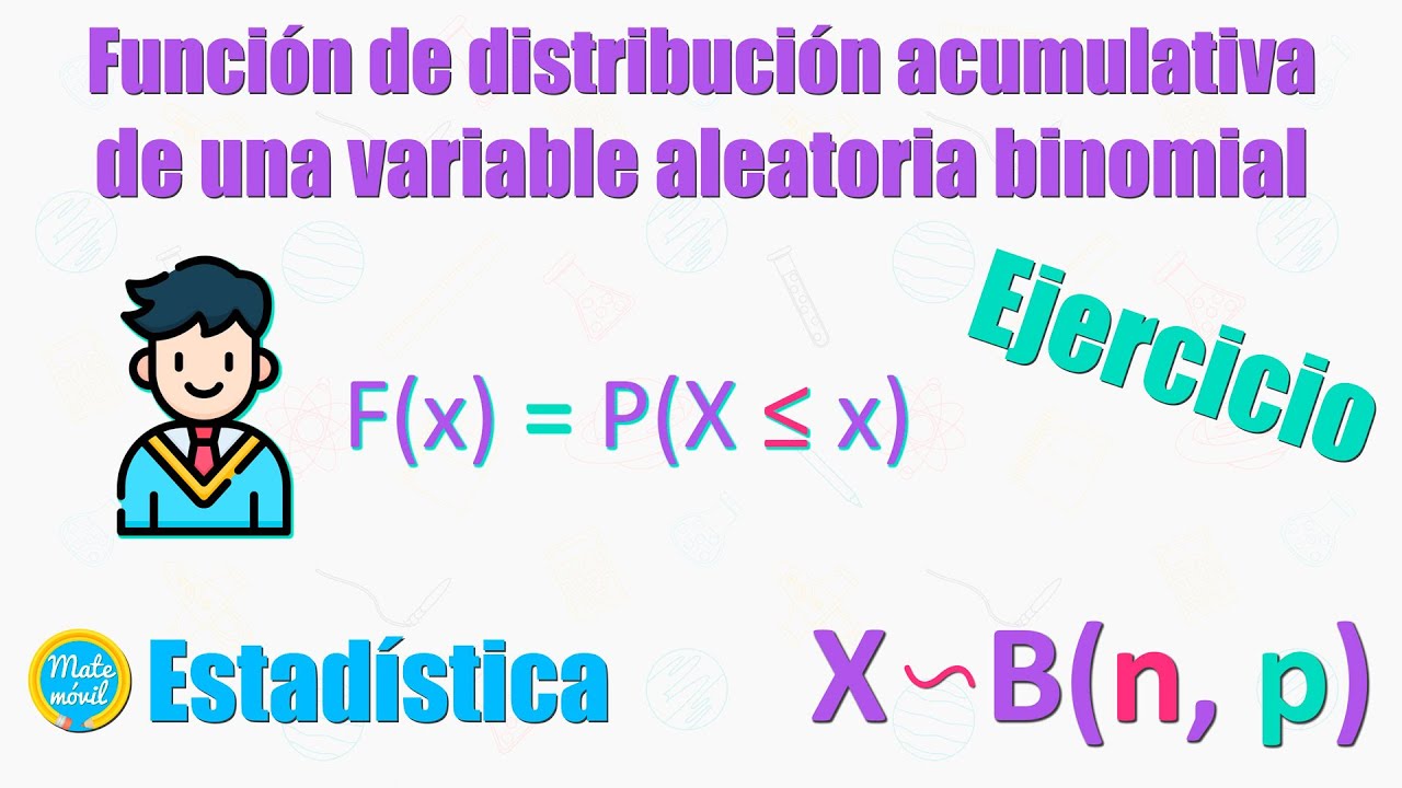 Función de distribución acumulativa de una variable aleatoria binomial | Ejercicio