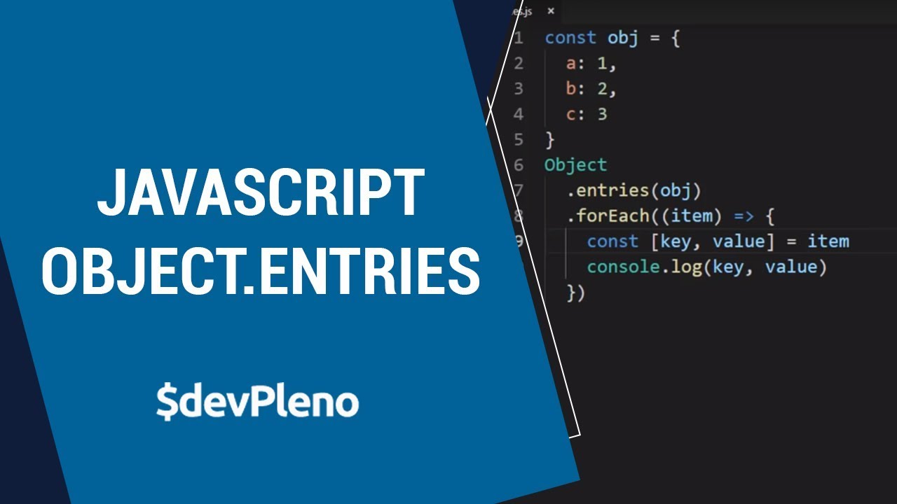 Dica: Javascript Object.entries