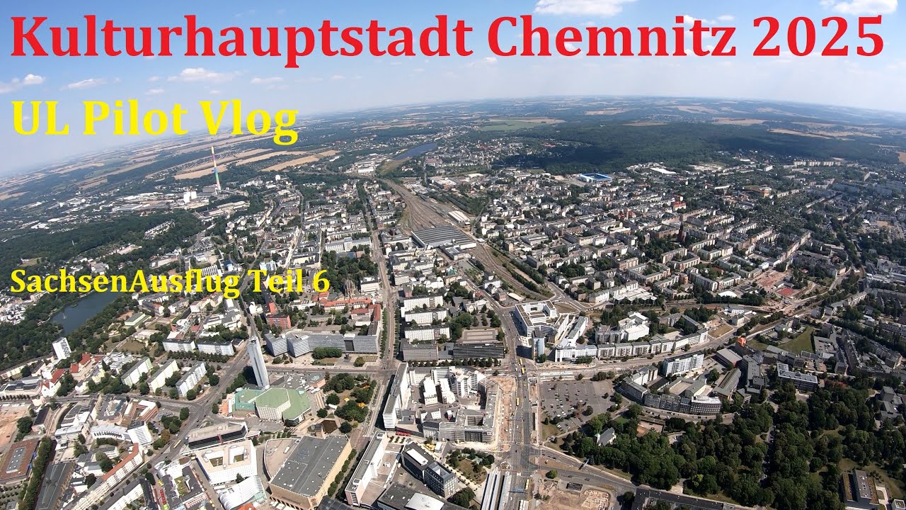 CHEMNITZ von Oben - Kulturhauptstadt 2025 - Grandiose Sicht