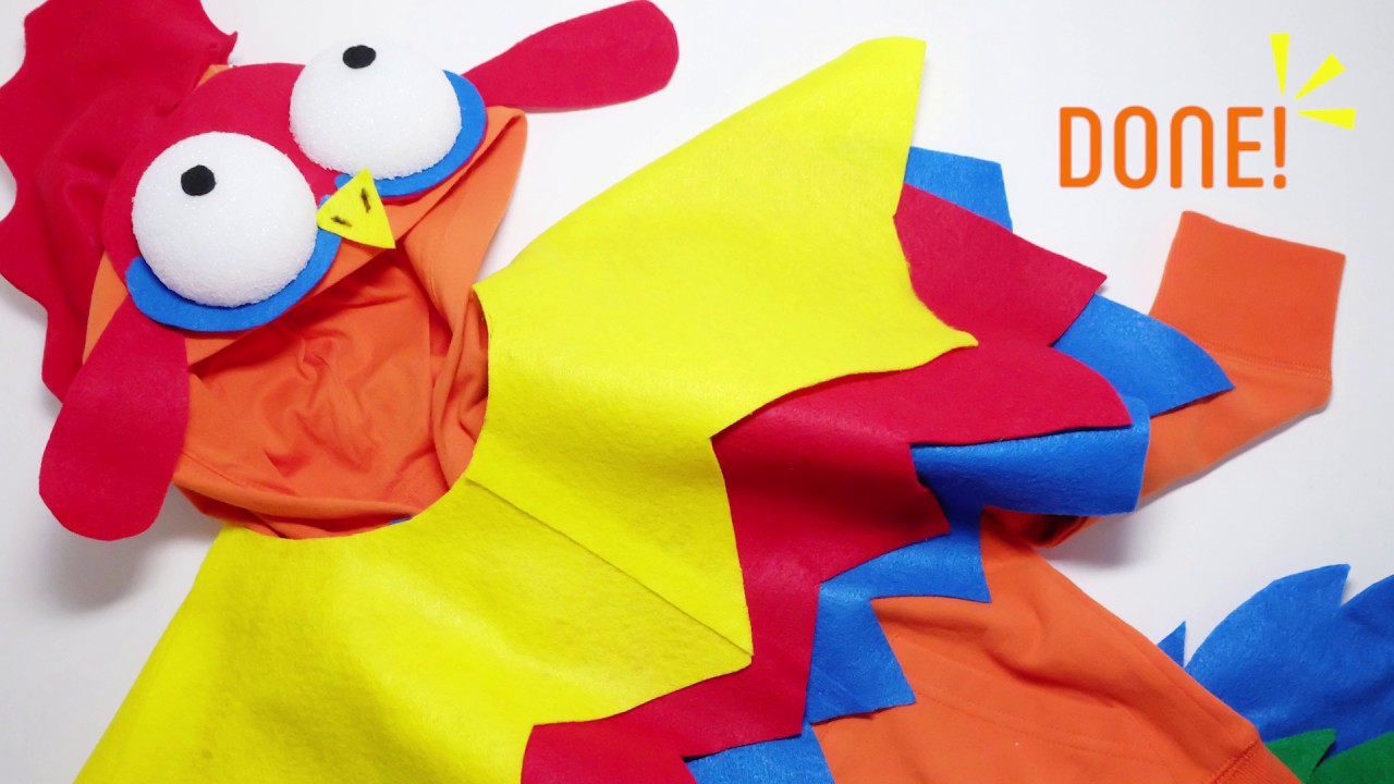 How-To: Kids Hei Hei Costume DIY (No Sewing Required!)
