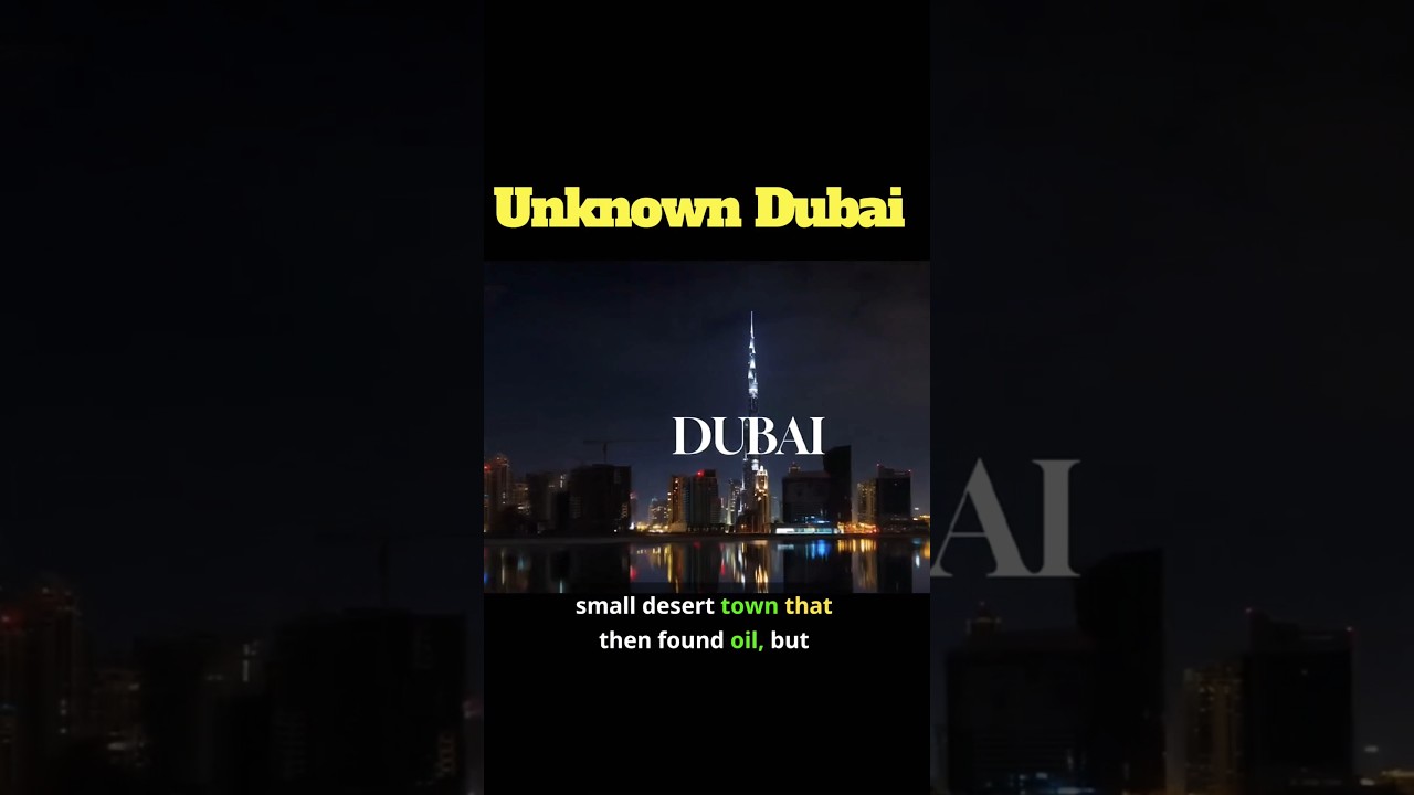 The Evolution of Dubai: From Desert to Luxury City 🌆 ll #shorts