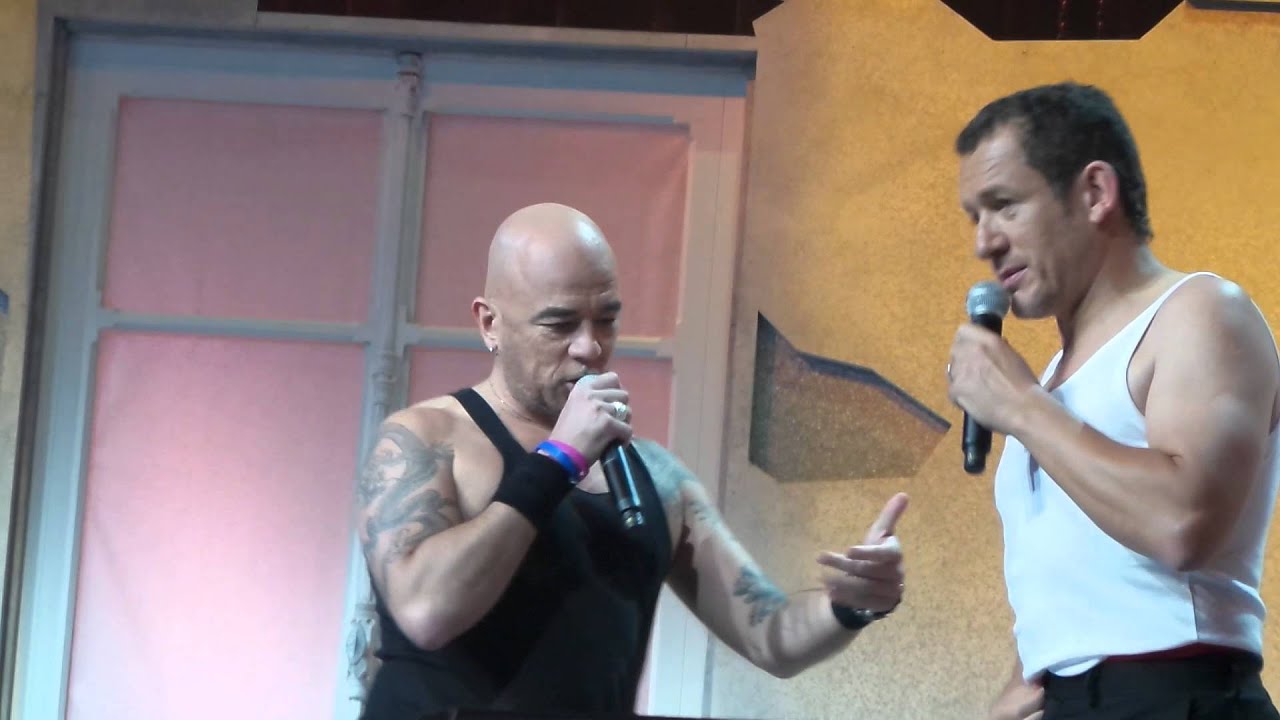 Pascal Obispo et Dany Boon  - Les Enfoirés 2014 - Strasbourg - Le 19.01.2014