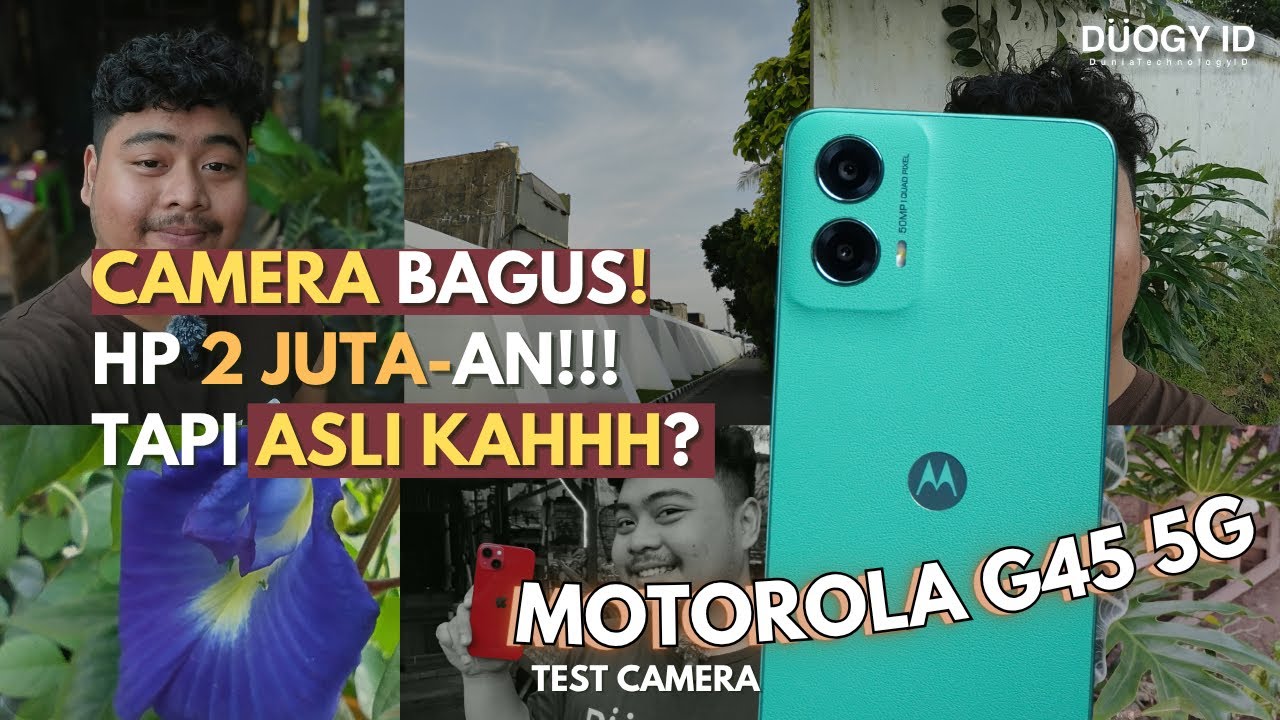 Bagus?! Tapi asli kah(?) Full Test Camera Motorola G45 5G