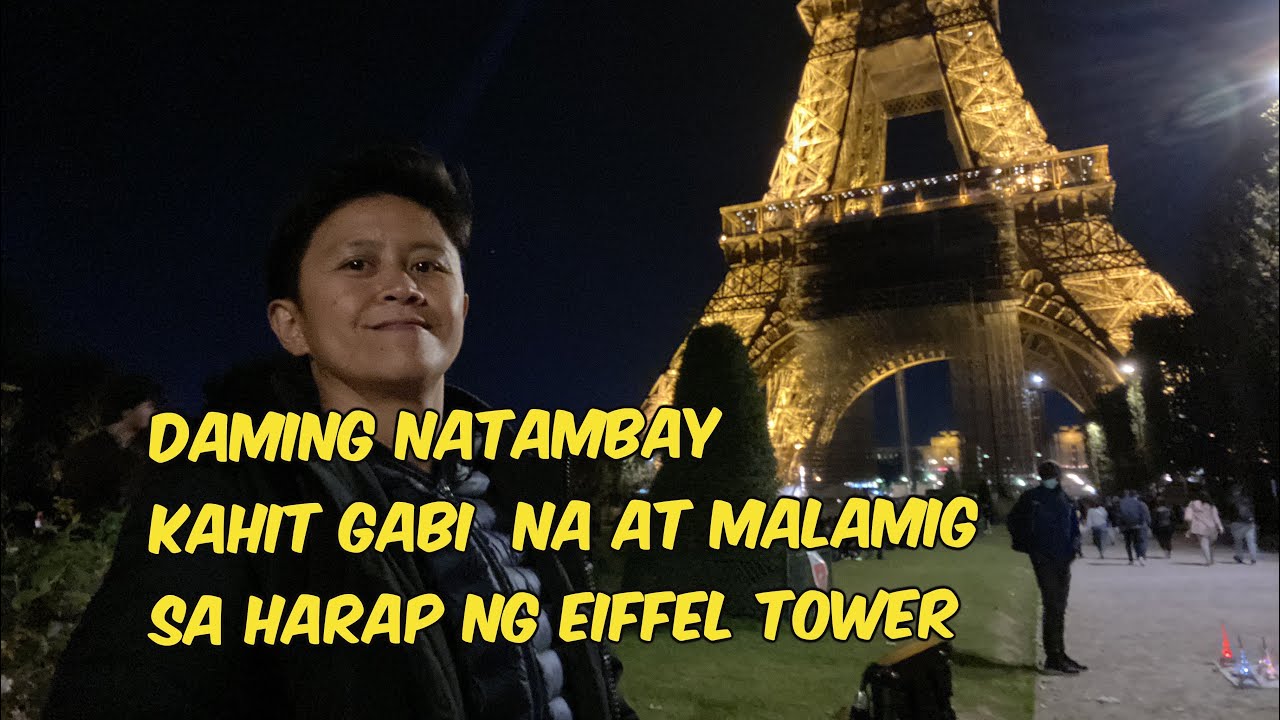 DAMING NATAMBAY HARAP NG EIFFEL TOWER at Night