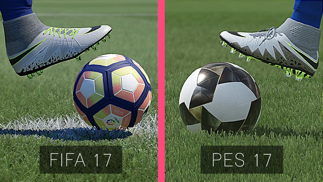 FIFA 17 Vs  PES 17: Graphics Comparison