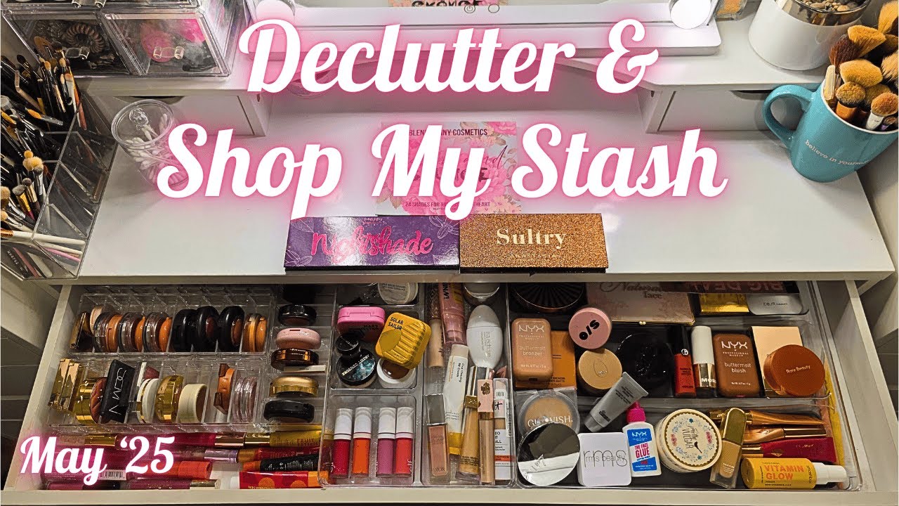 Declutter and Shop My Stash May | Time To Throw Things Away!!