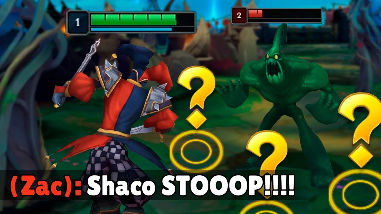 ¡Le DEJO NIVEL 2 por MÁS de 5 MINUTOS! con la TÁCTICA del SHACO IMPOSTOR😈