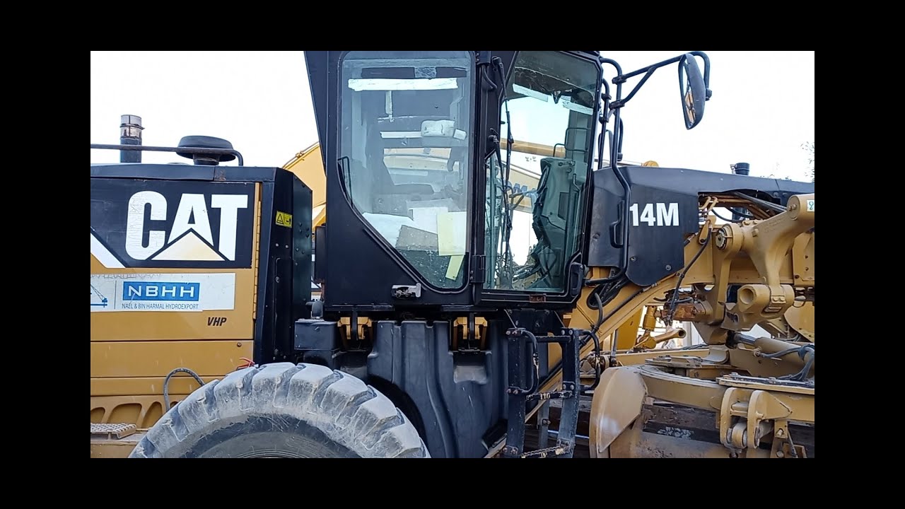 part 2 CAT 14M GRADER STEERING REPAIR