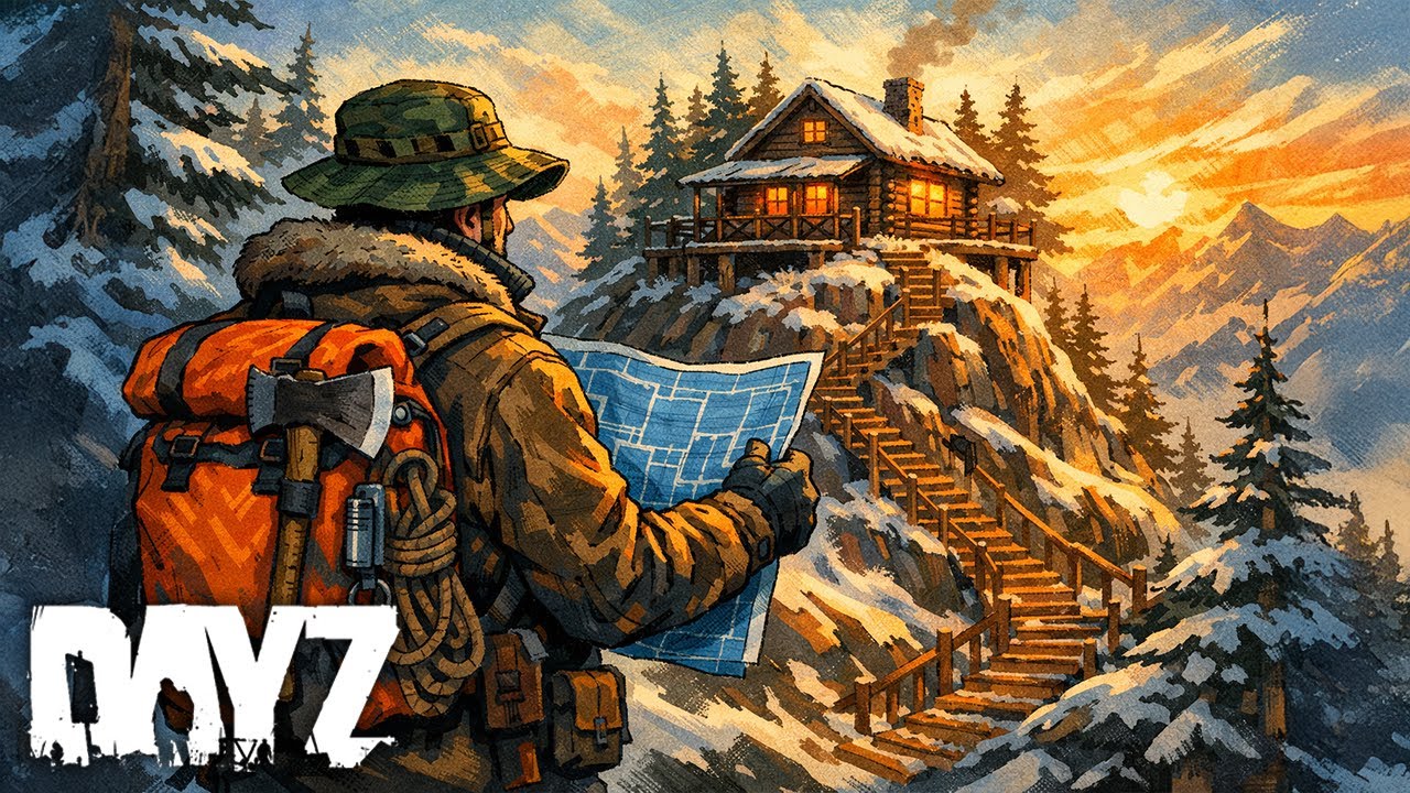 I Built a Cozy SOLO CABIN in the Perfect Spot in DayZ