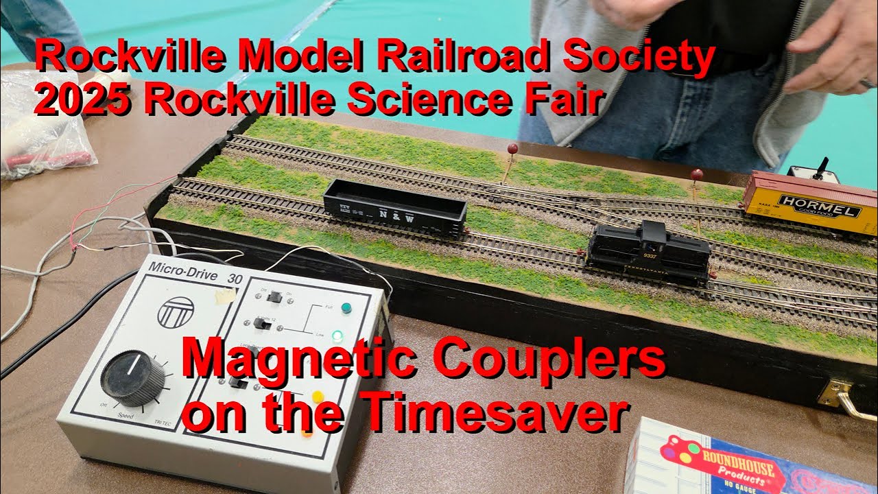 HO Magnetic Couplers on a Timesaver Layout