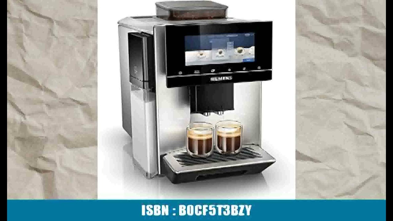 Siemens Kaffeevollautomat EQ900 plus, groÃŸes farbiges TFT-Display, autom. Reinigungsystem via