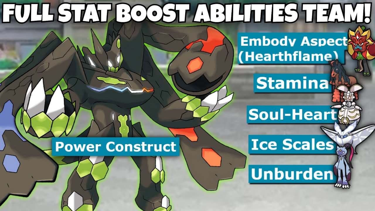 FULL STAT BOOSTING ABILITIES TEAM DESTROYS POKEMON SCARLET AND VIOLET!