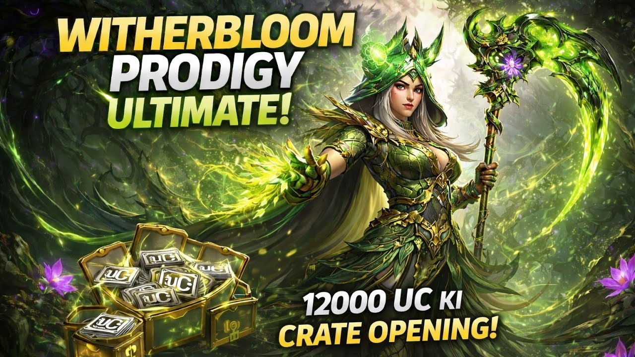 Witherbloom Prodigy Ultimate Suite Create Opning 12000Uc 😰#bgmi  #pubg #createopning 
