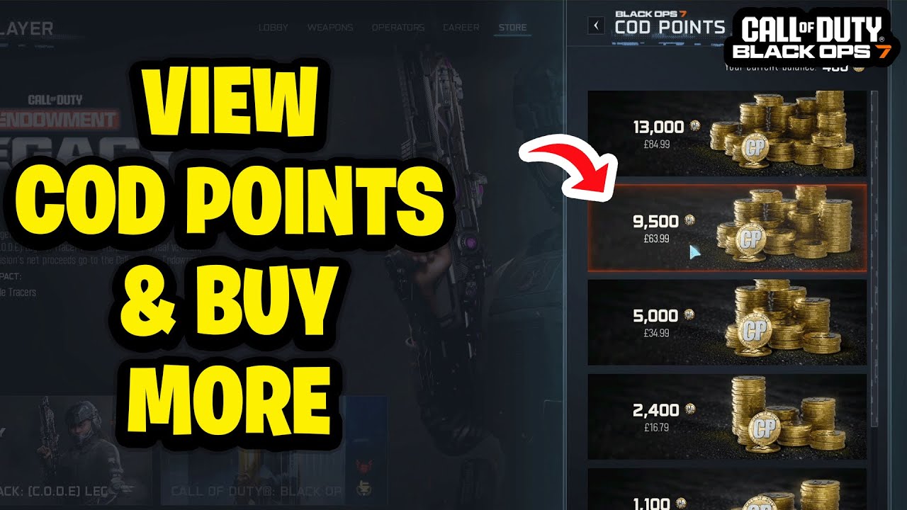 Как просмотреть баллы COD и купить их ещё в COD Black Ops 7 &mdash; самое быстрое руководство