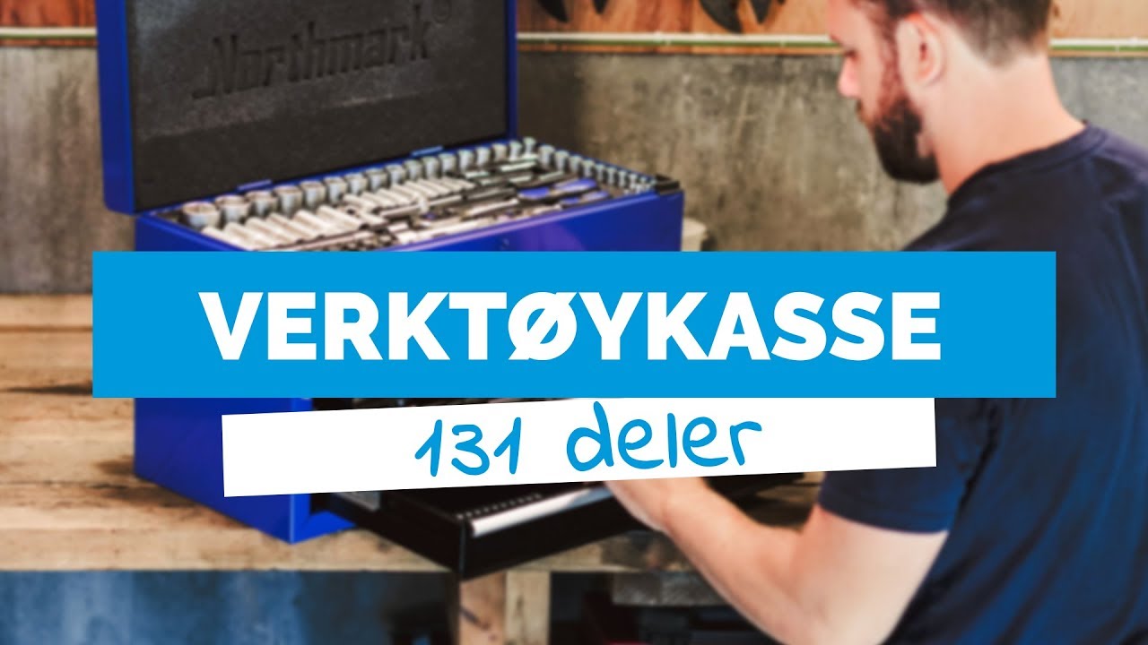 Verkt&oslash;ykasse fra Northmark &ndash; 131 deler | Netthandelen.no