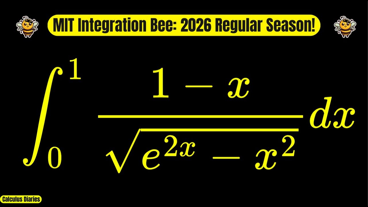 Интегральная задача MIT Integration Bee Integral решена с помощью одной умной замены.