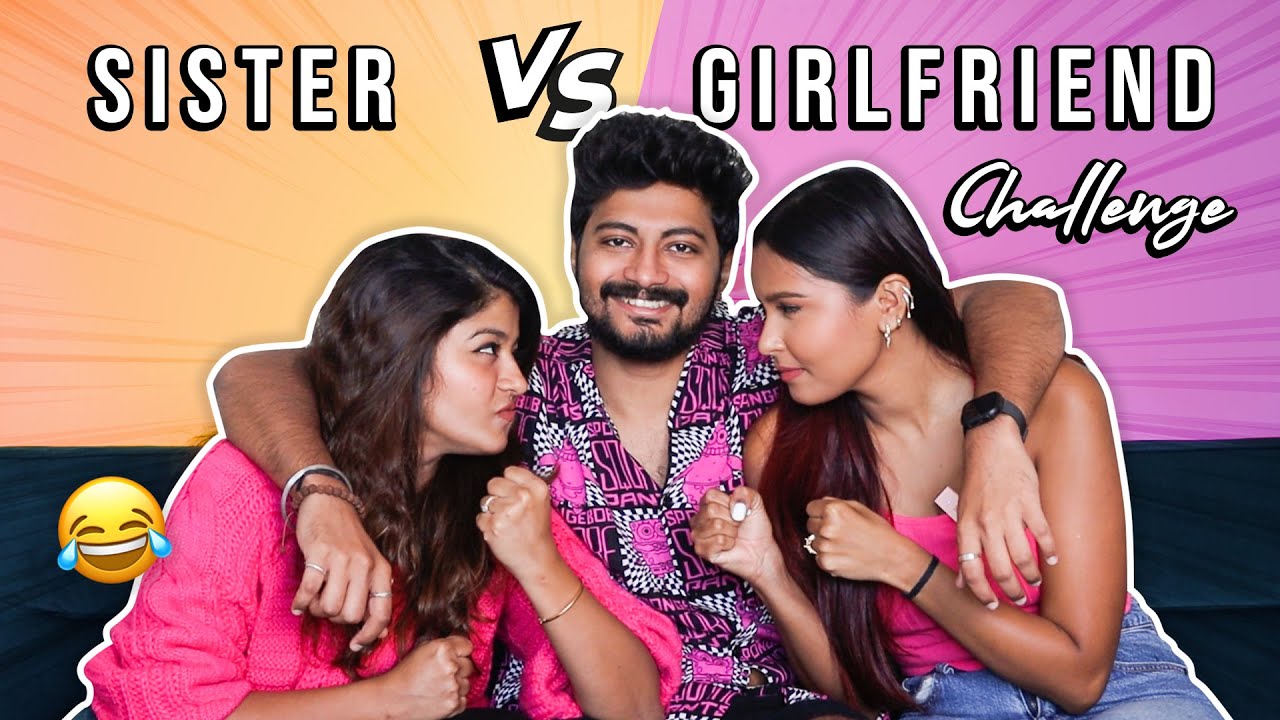 Who Knows Me Better? Sister vs Girlfriend Challenge🩷🧡 / Mridul & Aditya
