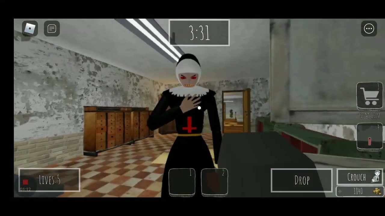 evil nun roblox gameplay Old school map