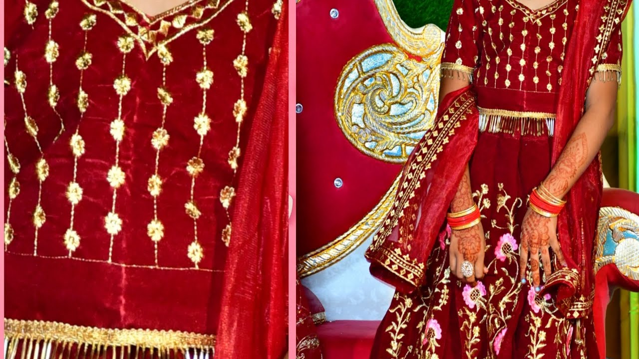 How  To  Cutting & Stiching Baby Girls Lehenga    Step By Step in 15 Mminutes l