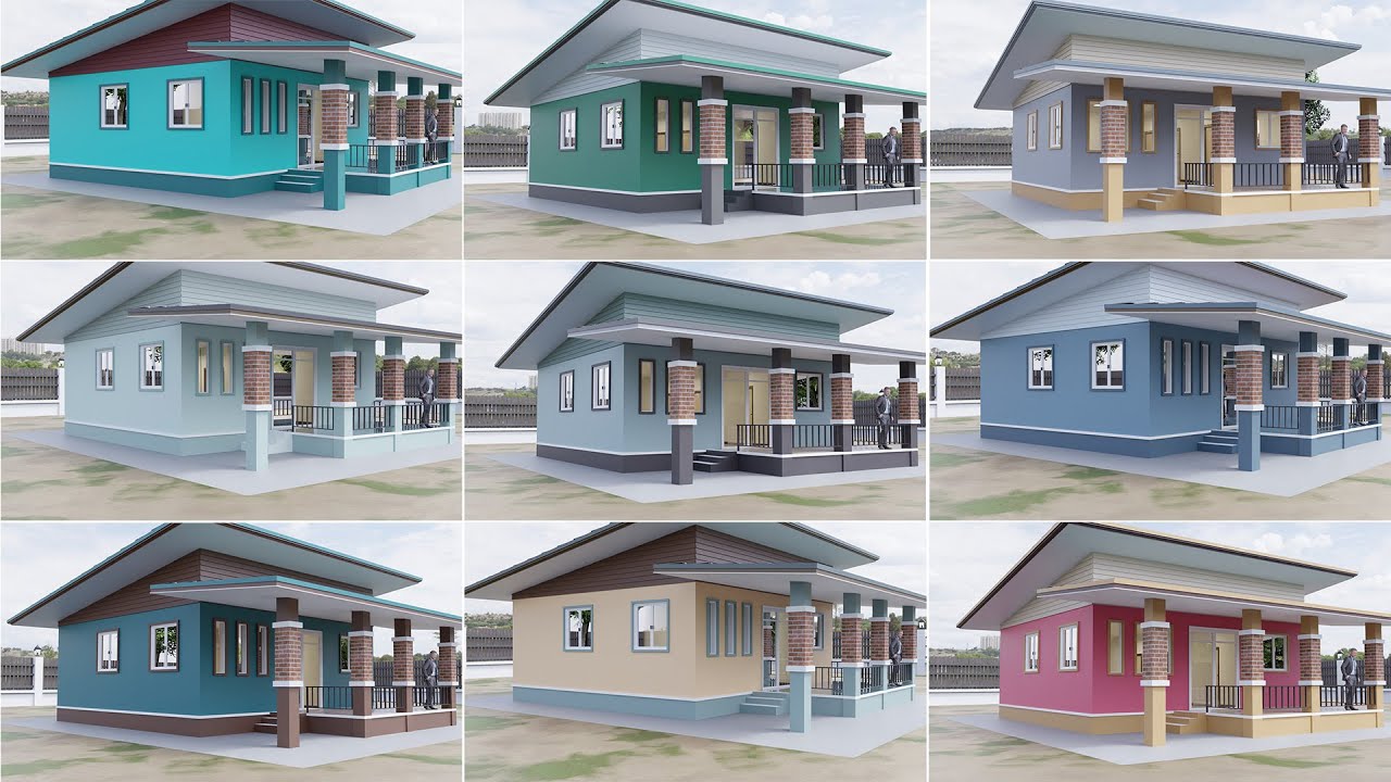 EP.5 [12COLORS] HOUSE COLOR DESIGN | MODERN HOUSE DESIGN | แบบสีบ้านสวย บ้านทรงโมเดิร์น