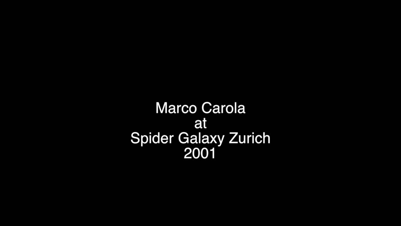 Marco Carola at Spider Galaxy Zurich 2001