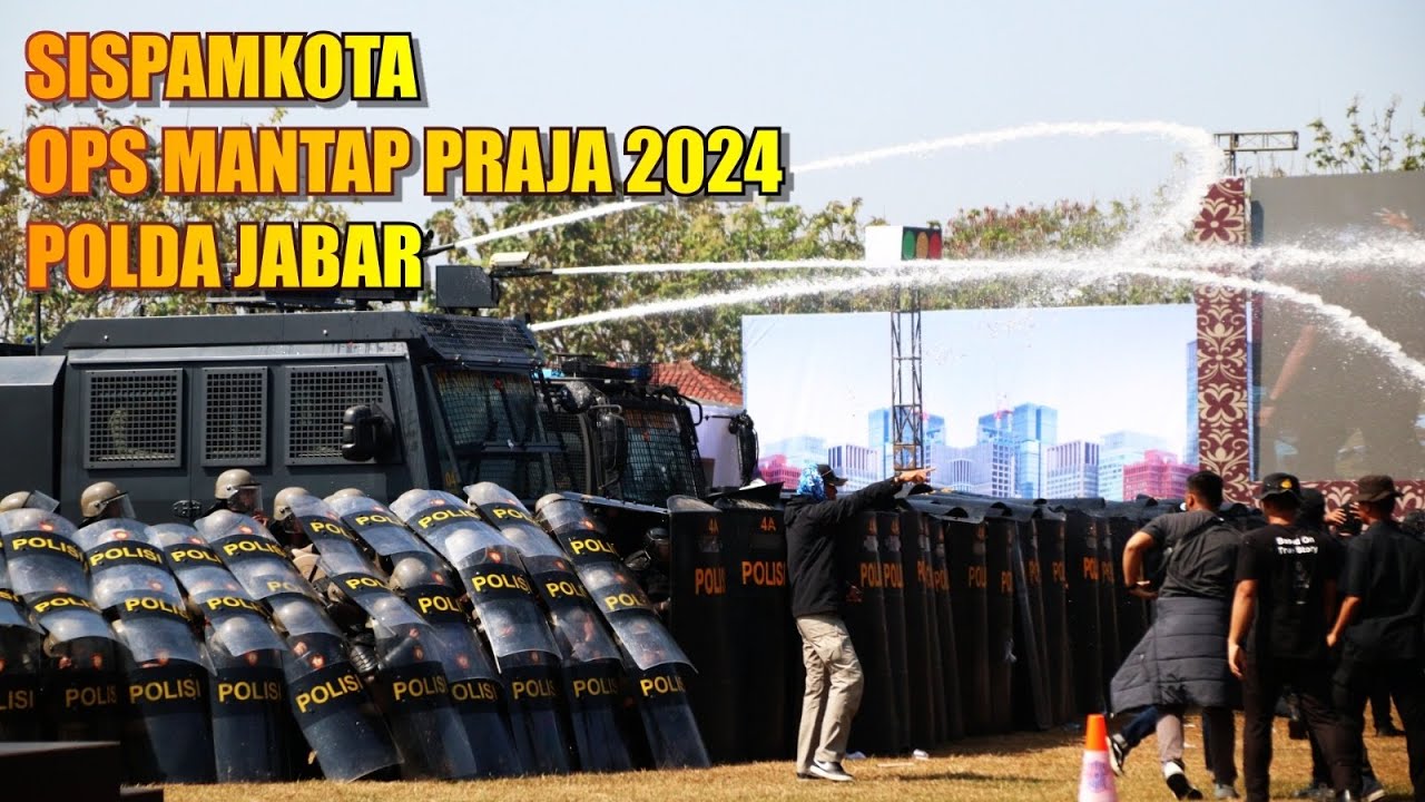 Simulasi Sispamkota Ops Mantap Praja Tingkat Polda Jabar Tahun 2024
