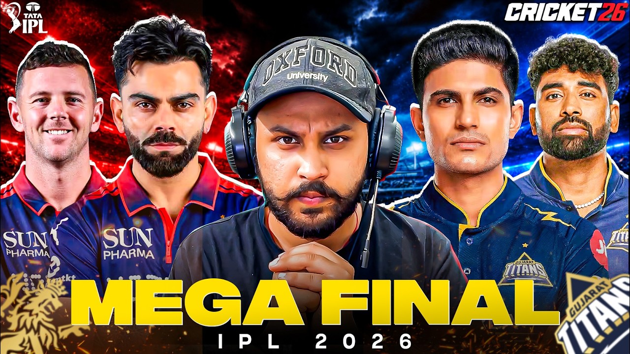 SUPER OVER 🔥 IPL 2026 FINALS 🏆 RCB Vs GT in Cricket 26!