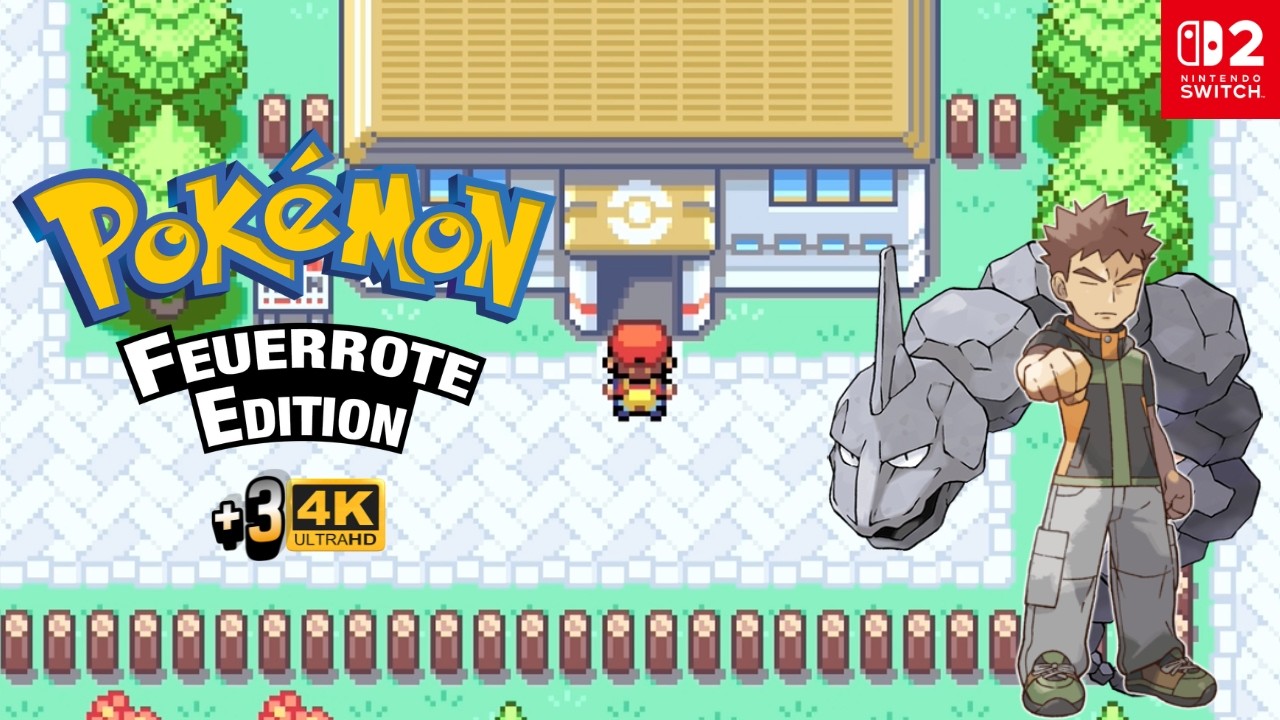 Pokémon Feuerrote Edition 🔥#3 – Erste Arena, erster Sieg! 🔥 Glumanda entwickelt sich! 😱[Deutsch]