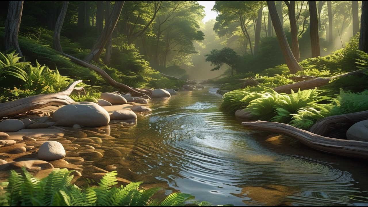 Eternal Forest Brook: 12 Hours of Soothing Stream & Birdsong for Sleep & Serenity