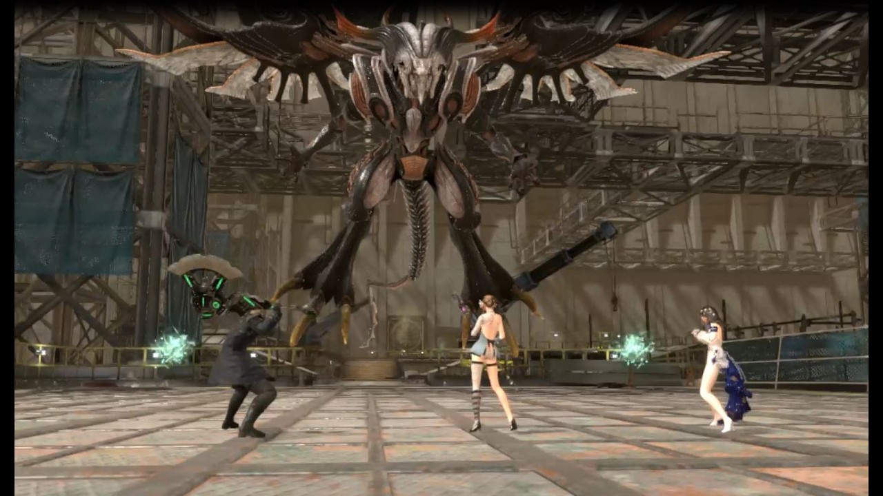 FF7EC Extreme Escalation Challenge: Bahamut SIN Lv. 25 Glenn/Aerith/Tifa