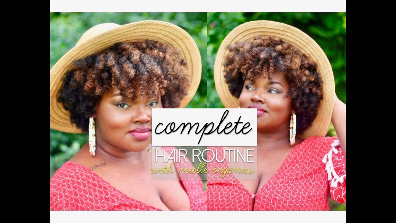 #AD HAIR ROUTINE WITH MIELLE'S MONGONGO OIL LINE | CharyJay
