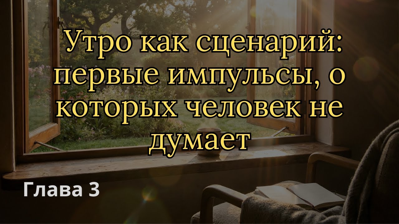 Пусковой момент свободы: Глава 3. Утро как сценарий. Почему первая сигарета самая сложная?
