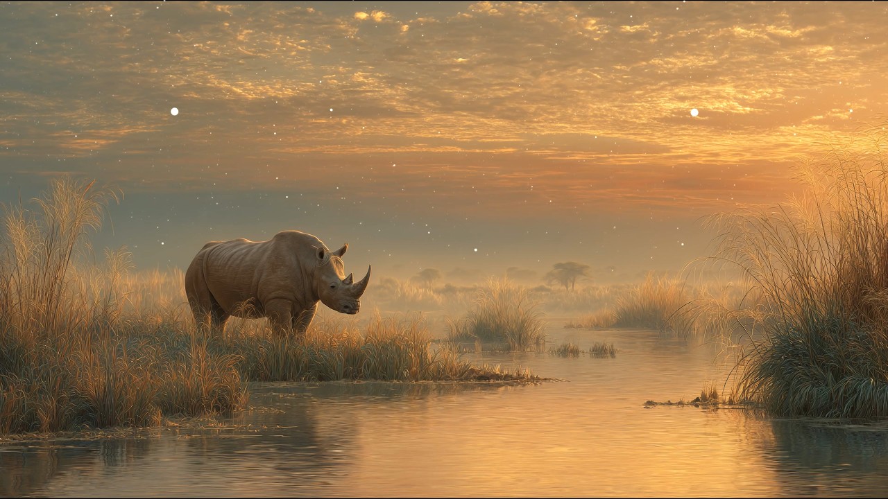Zulu Ambient Music | Deep Tribal Focus & Savanna River Calm (3 Hours)