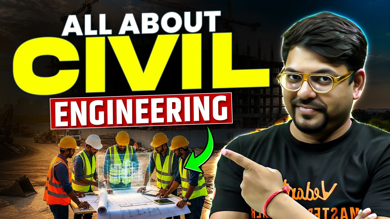 All About Civil Engineering in 2026🤔| All Details Every Eng. Aspirant Should Know | Harsh Sir
