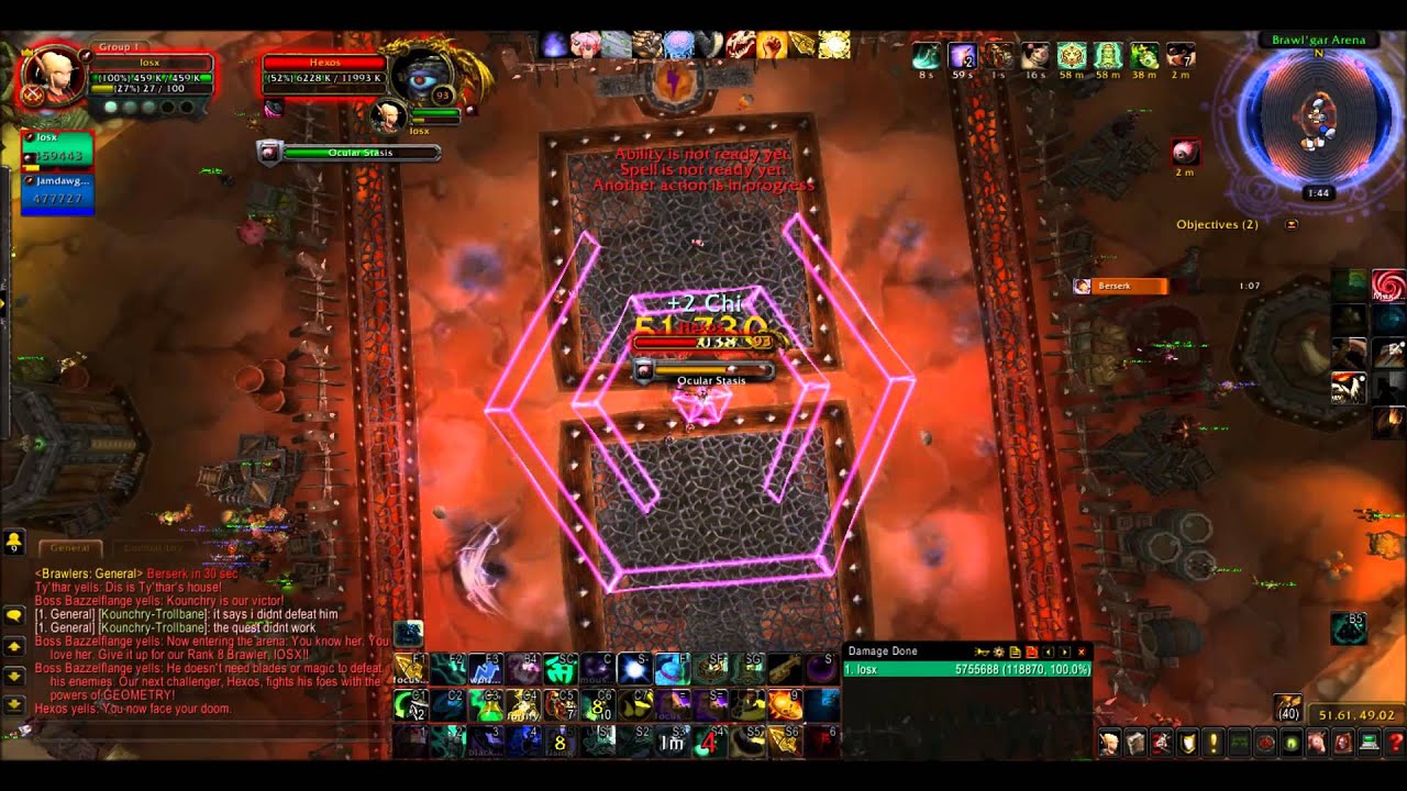 Hexos - Brawler's Guild Rank 8, Fight 1