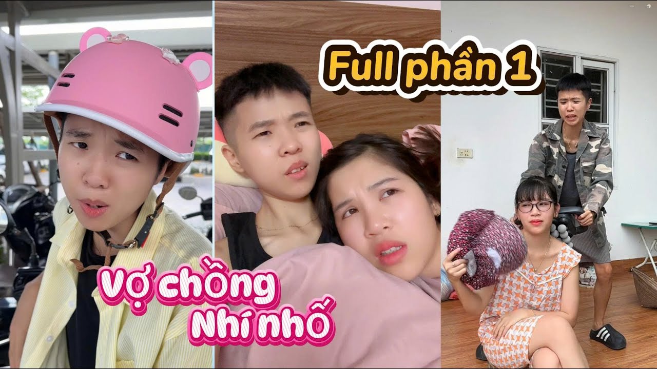 Vợ chồng nhí nhố full phần 1 | Tổng hợp hài cặp đôi cười vỡ bụng | Tôm&Trinh Couple