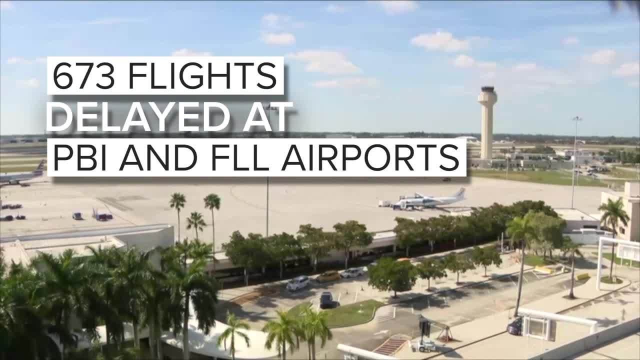 Florida airports face widespread flight delays as shutdown nears record length