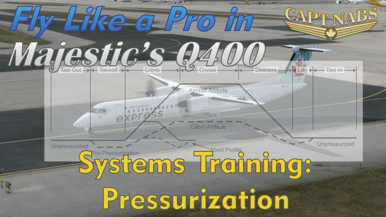 Majestic Q400 Systems Training: Pressurization (Fly Like A Pro)