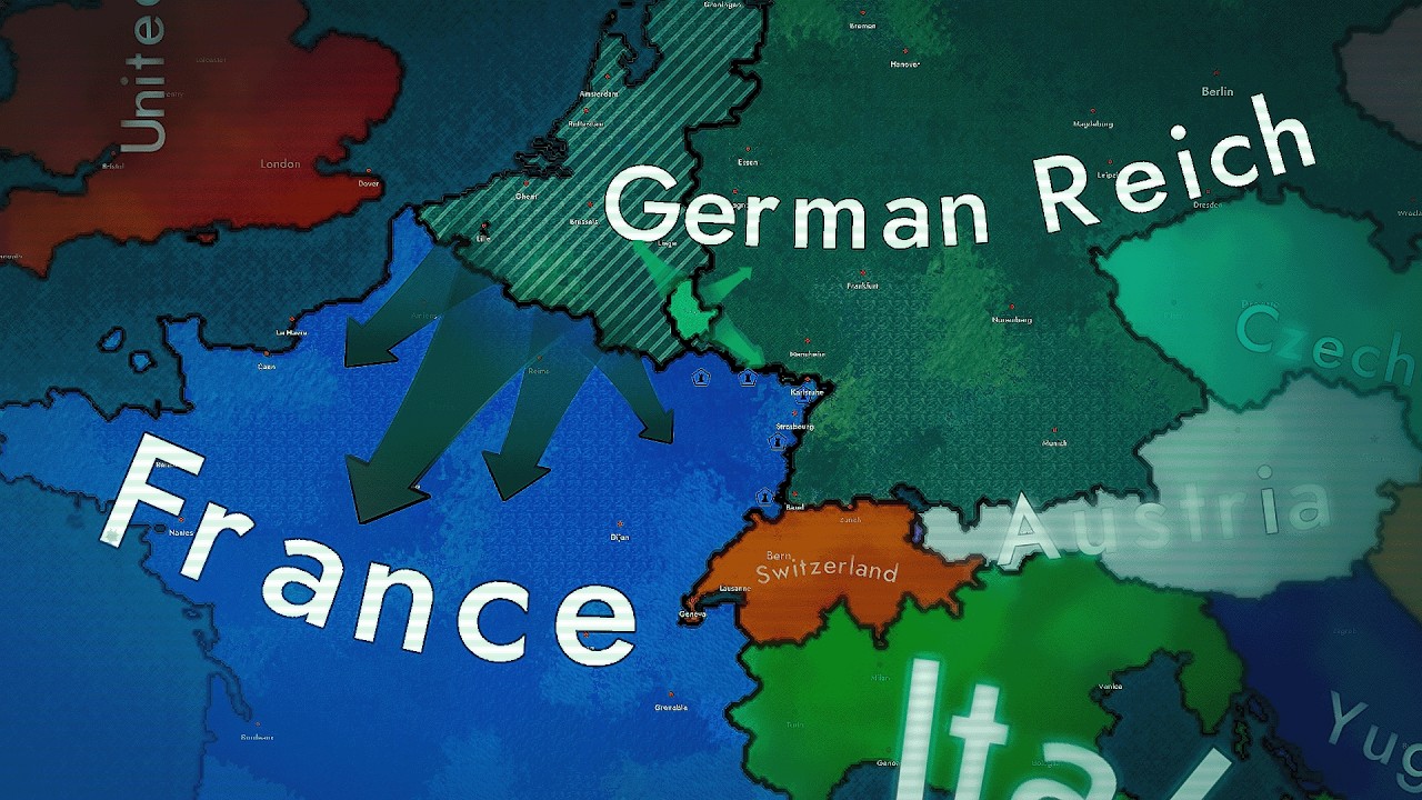 FALL OF FRANCE | New Map Painting Simulator