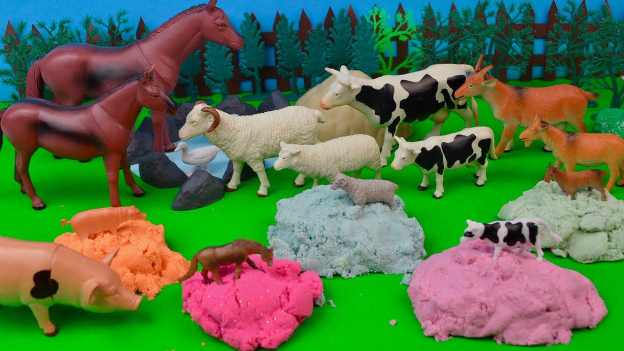 LEARN FARM ANIMALS NAMES & SOUNDS FOR KIDS