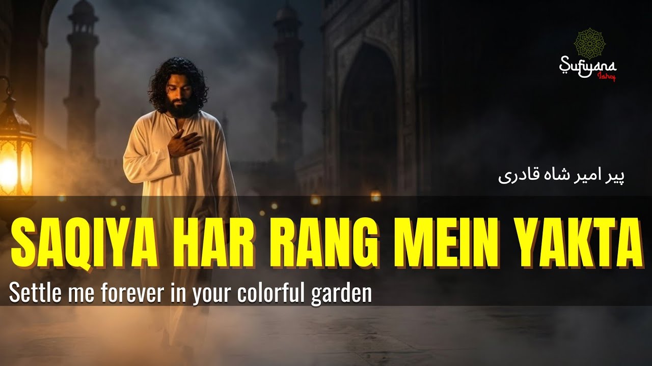 Saqiya Har Rang Mein Yakta | O Saqi, make me unique in every color | Pir Amir Shah Qadri