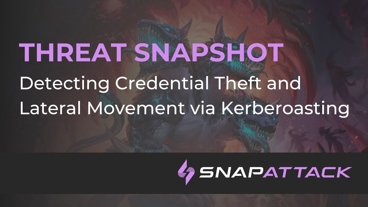 Detecting Credential Theft and Lateral Movement via Kerberoasting