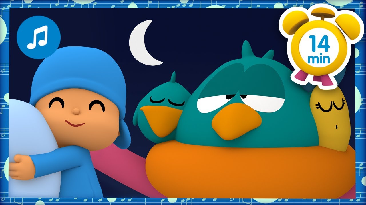 🐥💤 Sonequita está dormindo + MÚSICA INFANTIL [ 14 min ] Desenhos animados para Crianças - Pocoyo